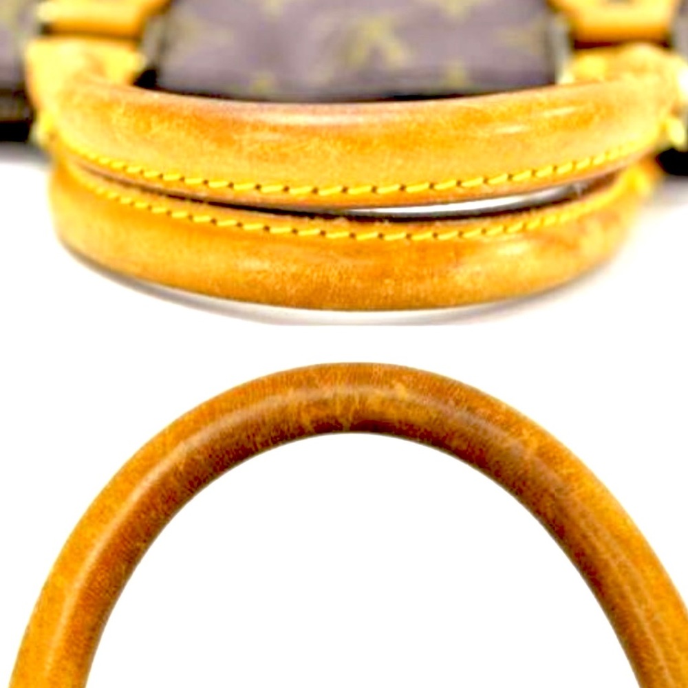 LOUIS VUITTON ALMA SATCHEL HANDBAG LEATHER BROWN - Picture 7 of 8